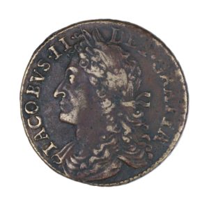 Ireland Gunmoney James II AD 1685-1691 Civil War Coinage Brass Gunmoney Halfcrown AD 1689