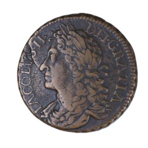 Ireland Gunmoney James II AD 1685-1691 Civil War Coinage Brass Gunmoney Halfcrown AD 1689