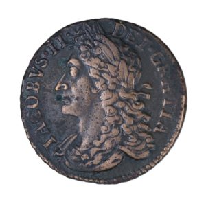 Ireland Gunmoney James II AD 1685-1691 Civil War Coinage Brass Gunmoney Halfcrown AD 1689