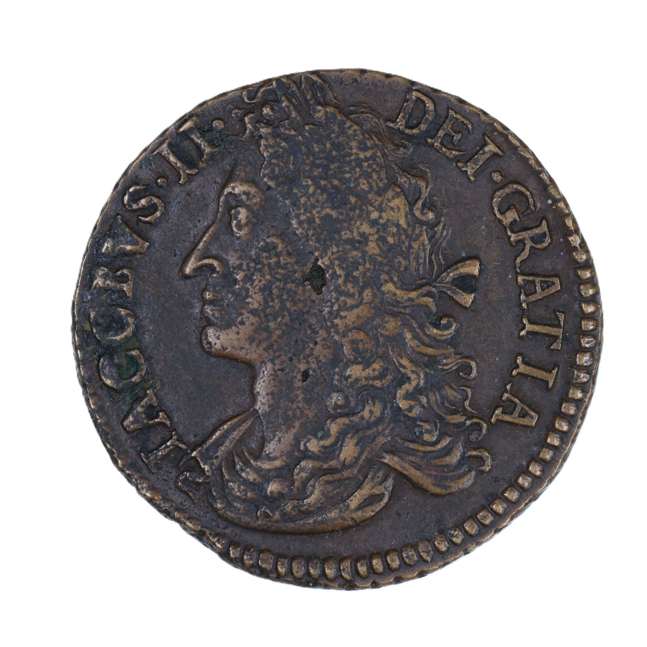 Ireland Gunmoney James II AD 1685-1691 Civil War Coinage Brass Gunmoney Halfcrown AD 1689