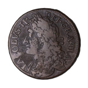 Ireland Gunmoney James II AD 1685-1691 Civil War Coinage Brass Gunmoney Halfcrown AD 1689