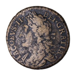 Ireland Gunmoney James II AD 1685-1691 Civil War Coinage Brass Gunmoney Halfcrown AD 1689