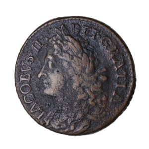 Ireland Gunmoney James II AD 1685-1691 Civil War Coinage Brass Gunmoney Halfcrown AD 1689