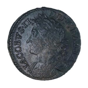Ireland Gunmoney James II AD 1685-1691 Civil War Coinage Brass Gunmoney Halfcrown AD 1689