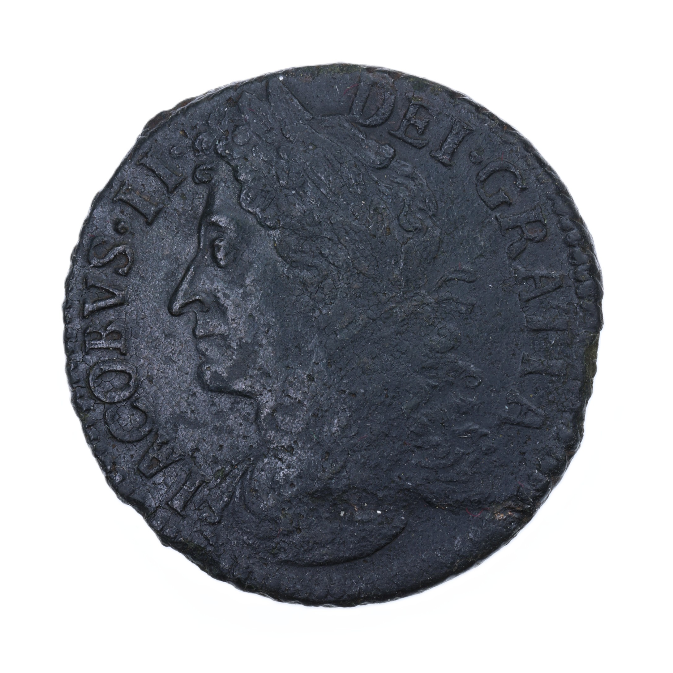Ireland Gunmoney James II AD 1685-1691 Civil War Coinage Brass Gunmoney Halfcrown AD 1689
