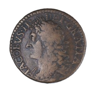 Ireland Gunmoney James II AD 1685-1691 Civil War Coinage Brass Gunmoney Halfcrown AD 1689