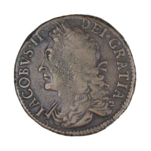 Ireland Gunmoney James II AD 1685-1691 Civil War Coinage Brass Gunmoney Halfcrown AD 1689