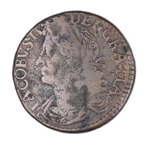 Ireland Gunmoney James II AD 1685-1691 Civil War Coinage Brass Gunmoney Halfcrown AD 1690