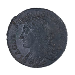 Ireland Gunmoney James II AD 1685-1691 Civil War Coinage Brass Gunmoney Halfcrown AD 1690
