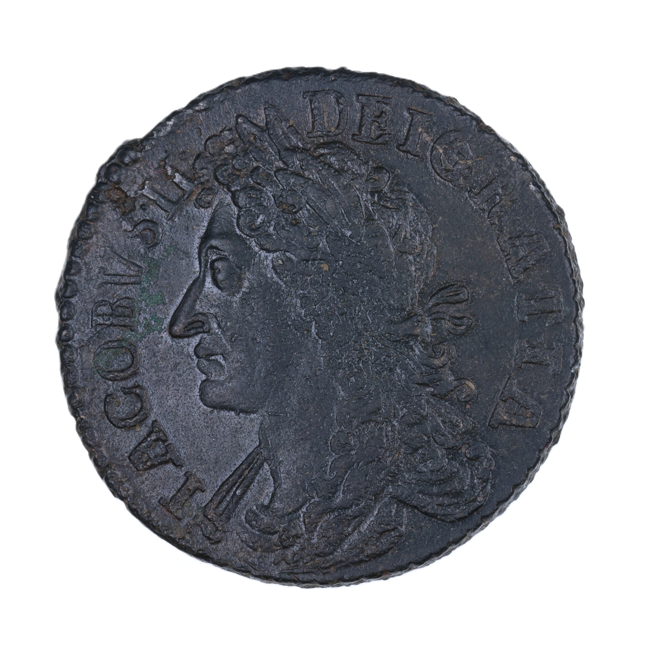 Ireland Gunmoney James II AD 1685-1691 Civil War Coinage Brass Gunmoney Halfcrown AD 1690