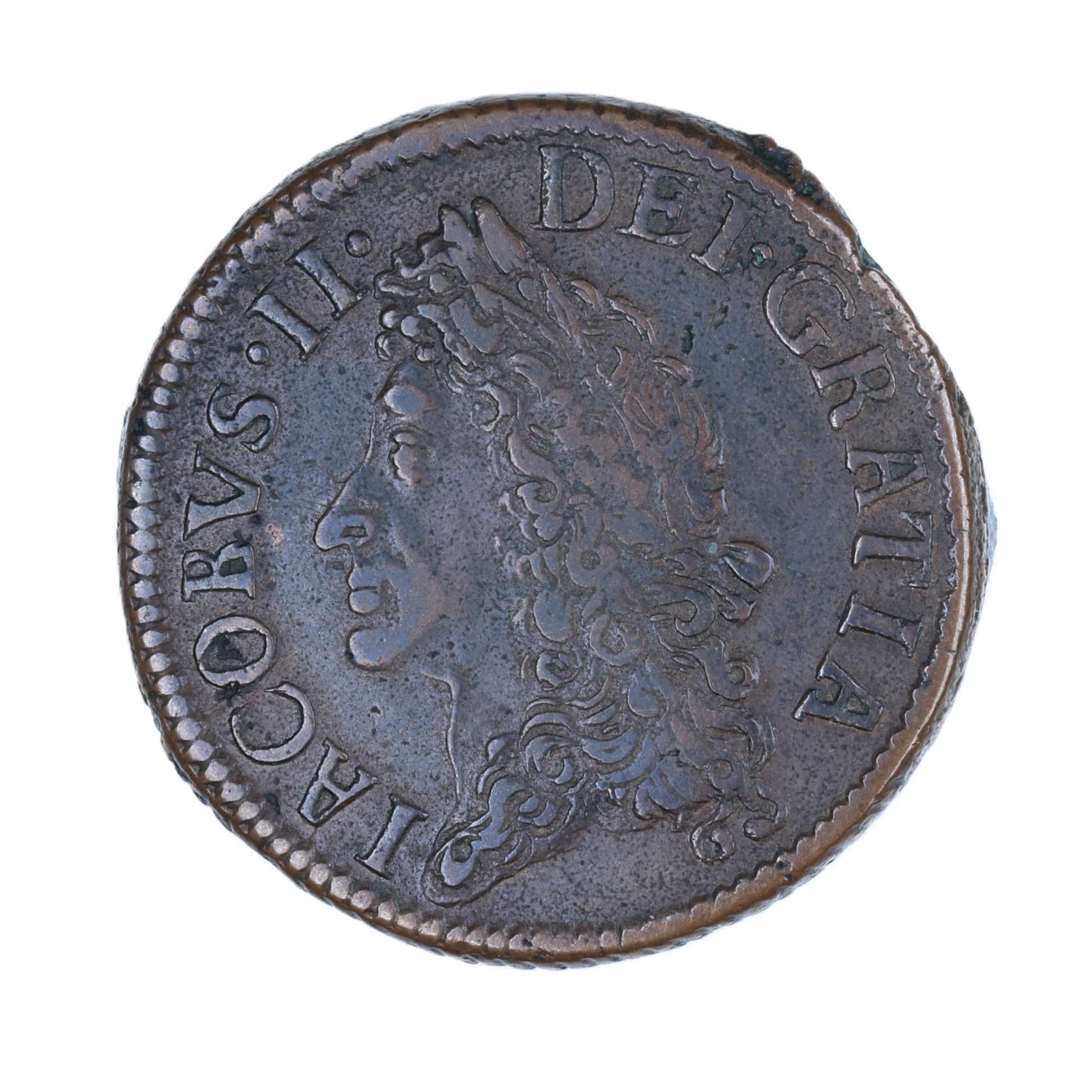 Ireland Gunmoney James II AD 1685-1691 Civil War Coinage Brass Gunmoney Halfcrown AD 1690
