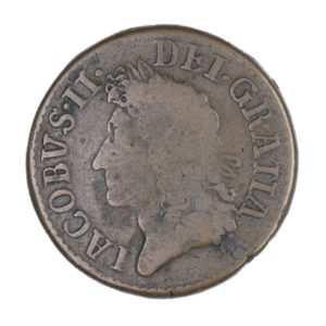 Ireland Gunmoney James II AD 1685-1691 Civil War Coinage Brass Gunmoney Halfcrown AD 1690