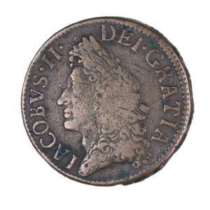 Ireland Gunmoney James II AD 1685-1691 Civil War Coinage Brass Gunmoney Halfcrown AD 1690