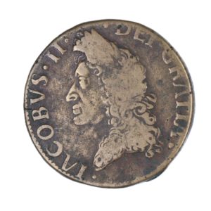 Ireland Gunmoney James II AD 1685-1691 Civil War Coinage Brass Gunmoney Halfcrown AD 1690