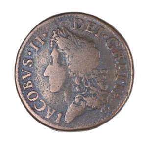 Ireland Gunmoney James II AD 1685-1691 Civil War Coinage Brass Gunmoney Halfcrown AD 1690