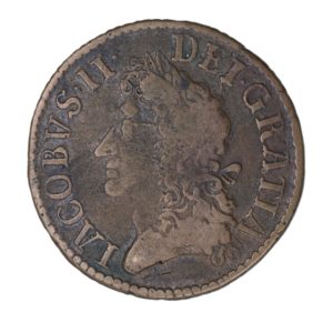 Ireland Gunmoney James II AD 1685-1691 Civil War Coinage Brass Gunmoney Halfcrown AD 1690