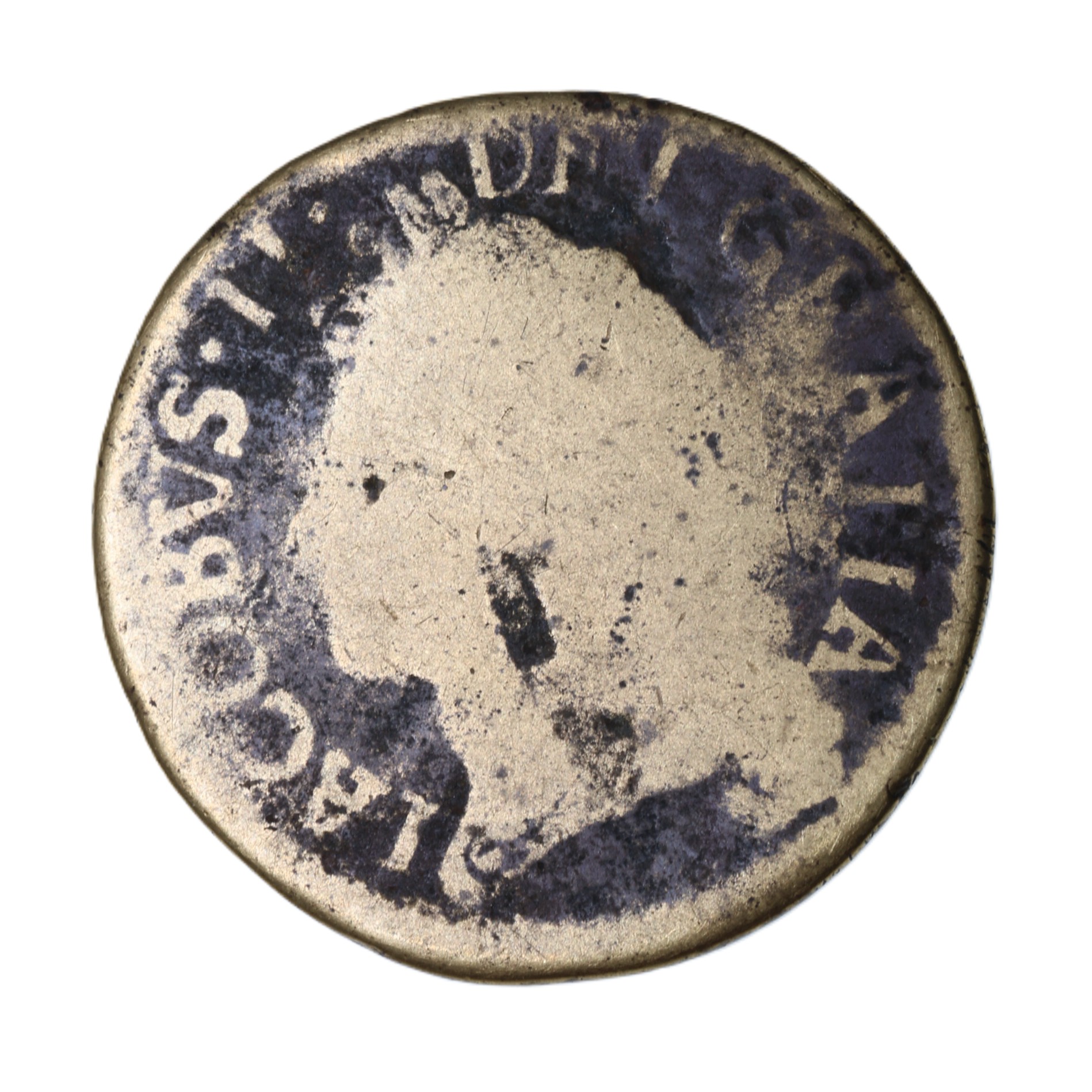 Ireland Gunmoney James II AD 1685-1691 Civil War Coinage Brass Gunmoney Halfcrown AD 1690