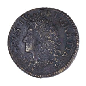 Ireland Gunmoney James II AD 1685-1691 Civil War Coinage Brass Gunmoney Halfcrown AD 1690