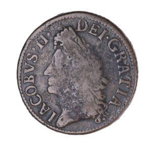 Ireland Gunmoney James II AD 1685-1691 Civil War Coinage Brass Gunmoney Halfcrown AD 1690