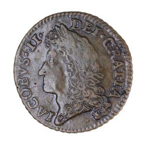Ireland Gunmoney James II AD 1685-1691 Civil War Coinage Brass Gunmoney Halfcrown AD 1690