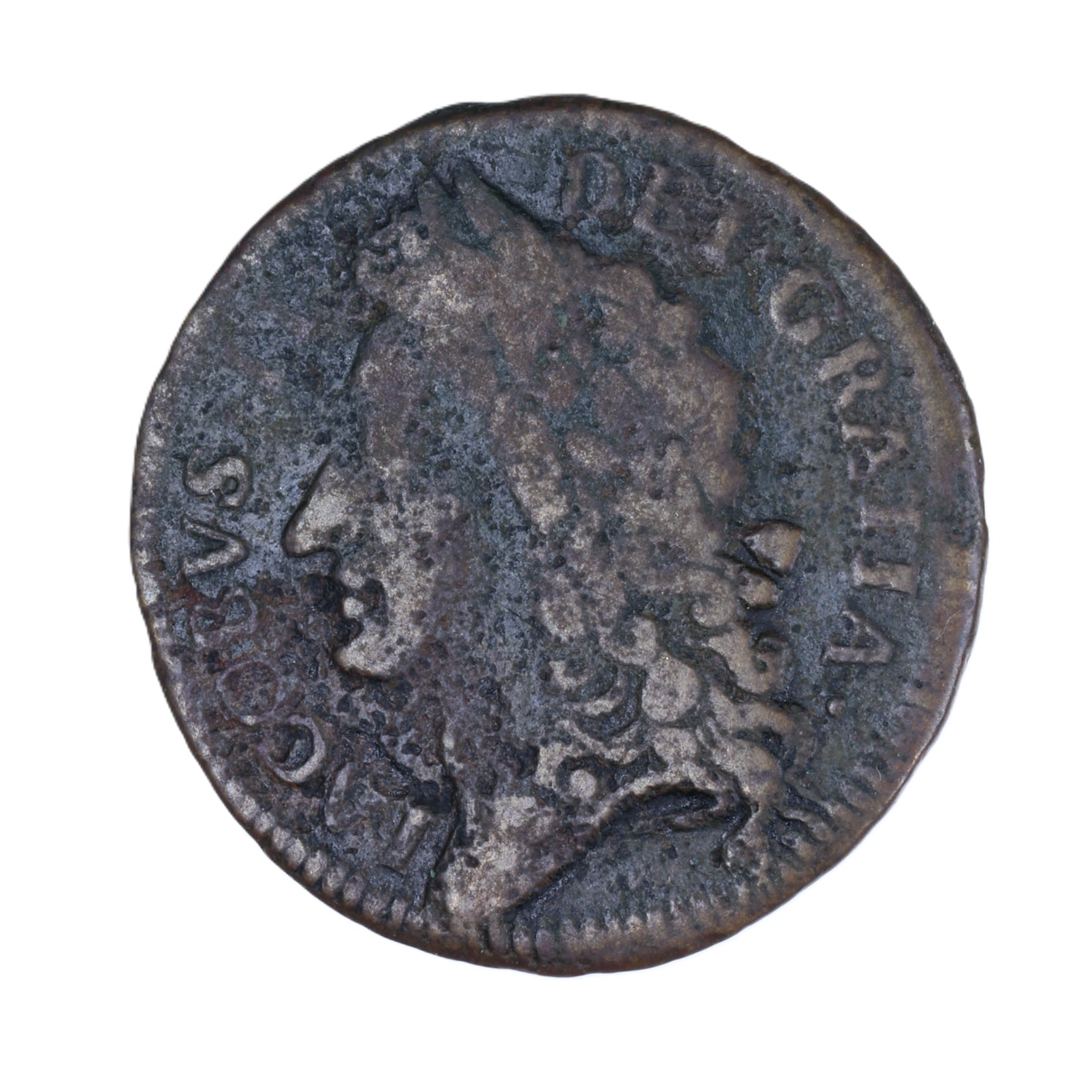 Ireland Gunmoney James II AD 1685-1691 Civil War Coinage Brass Gunmoney Shilling AD 1689