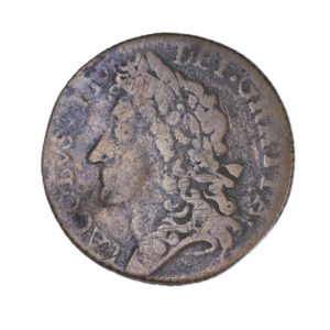 Ireland Gunmoney James II AD 1685-1691 Civil War Coinage Brass Gunmoney Shilling AD 1689