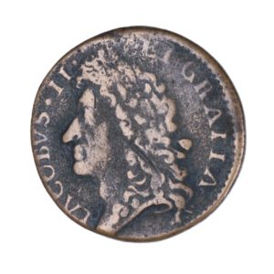 Ireland Gunmoney James II AD 1685-1691 Civil War Coinage Brass Gunmoney Shilling AD 1689