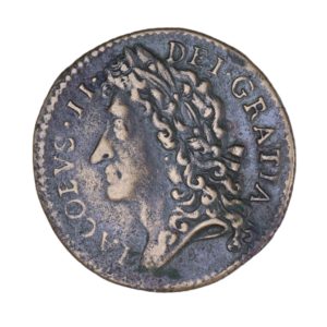 Ireland Gunmoney James II AD 1685-1691 Civil War Coinage Brass Gunmoney Shilling AD 1689