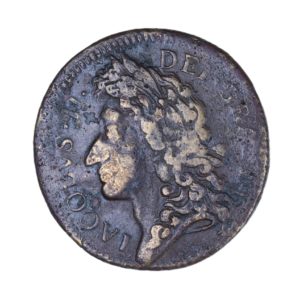 Ireland Gunmoney James II AD 1685-1691 Civil War Coinage Brass Gunmoney Shilling AD 1689