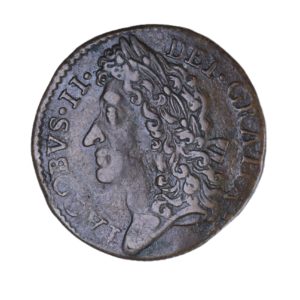 Ireland Gunmoney James II AD 1685-1691 Civil War Coinage Brass Gunmoney Shilling AD 1689