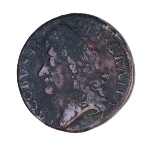 Ireland Gunmoney James II AD 1685-1691 Civil War Coinage Brass Gunmoney Shilling AD 1689