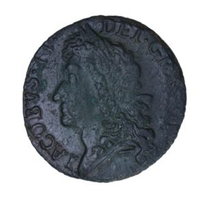 Ireland Gunmoney James II AD 1685-1691 Civil War Coinage Brass Gunmoney Shilling AD 1689
