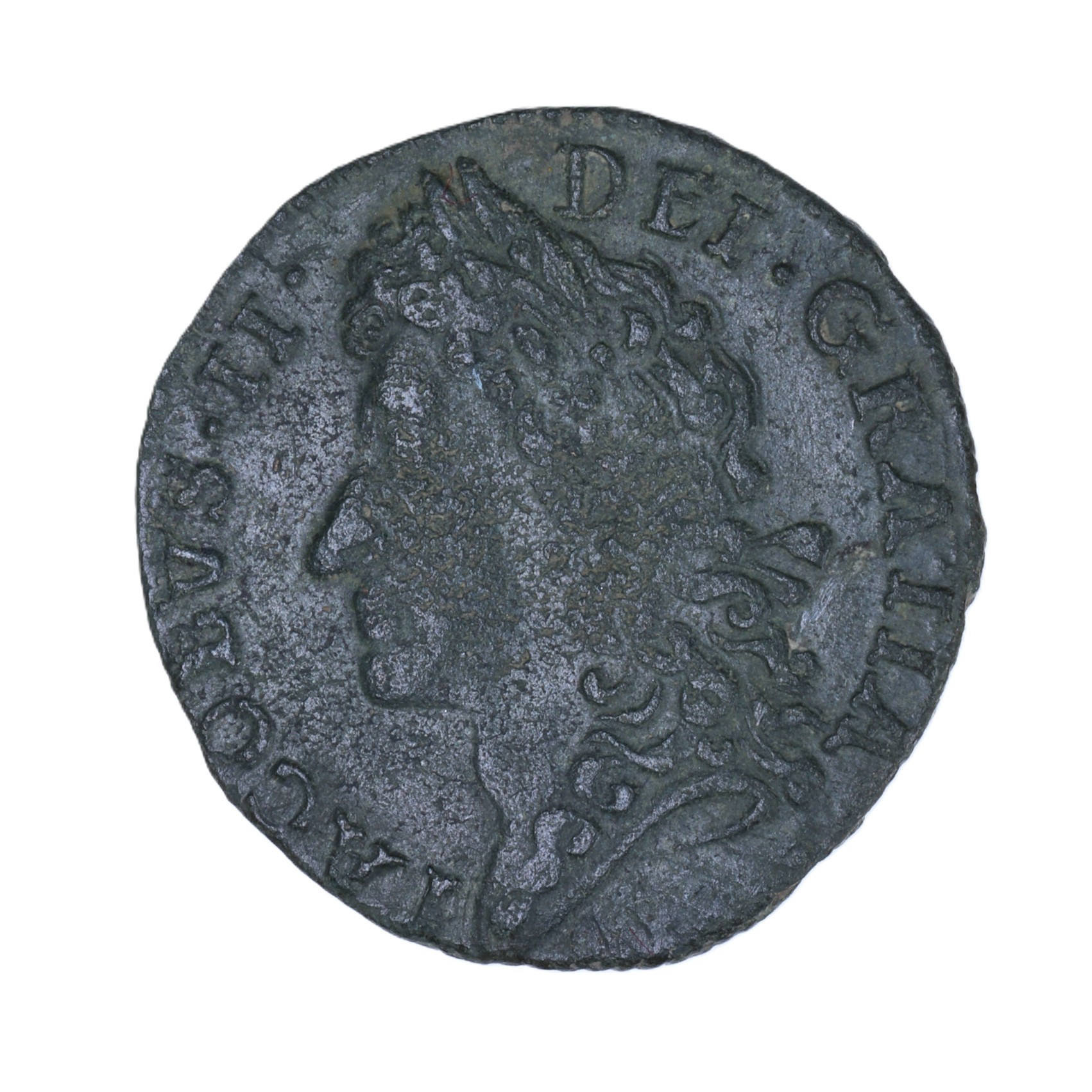 Ireland Gunmoney James II AD 1685-1691 Civil War Coinage Brass Gunmoney Shilling AD 1689