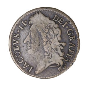 Ireland Gunmoney James II AD 1685-1691 Civil War Coinage Brass Gunmoney Shilling AD 1689