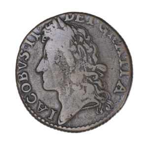Ireland Gunmoney James II AD 1685-1691 Civil War Coinage Brass Gunmoney Shilling AD 1689