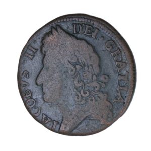 Ireland Gunmoney James II AD 1685-1691 Civil War Coinage Brass Gunmoney Shilling AD 1689