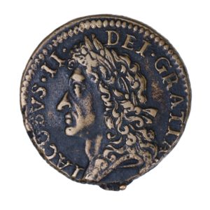 Ireland Gunmoney James II AD 1685-1691 Civil War Coinage Brass Gunmoney Shilling AD 1689