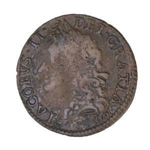 Ireland Gunmoney James II AD 1685-1691 Civil War Coinage Brass Gunmoney Shilling AD 1689
