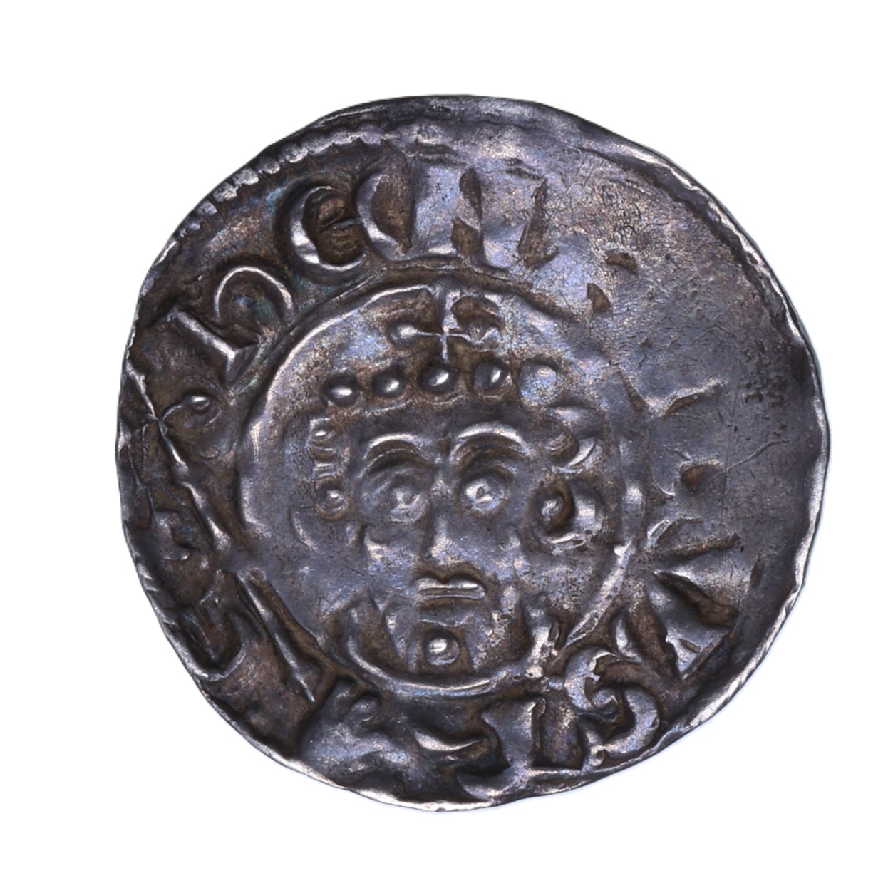 John AD 1199-1216 Silver Short Cross Penny Class 5b Exeter