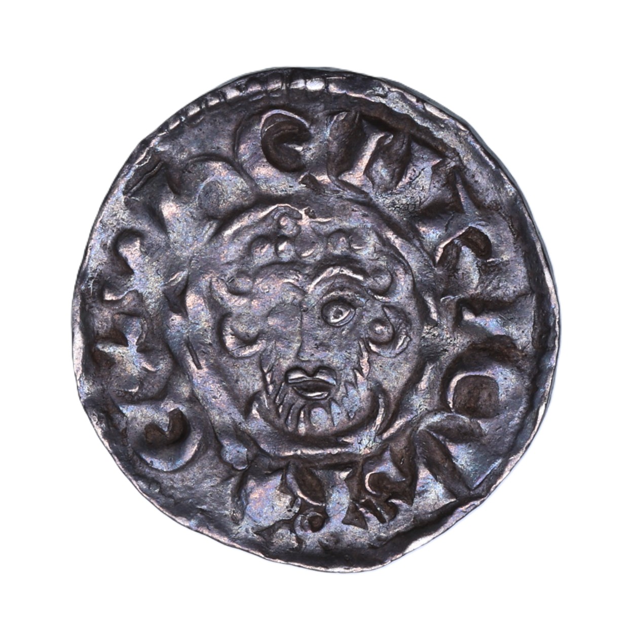 John AD 1199-1216 Silver Short Cross Penny Class 5c London