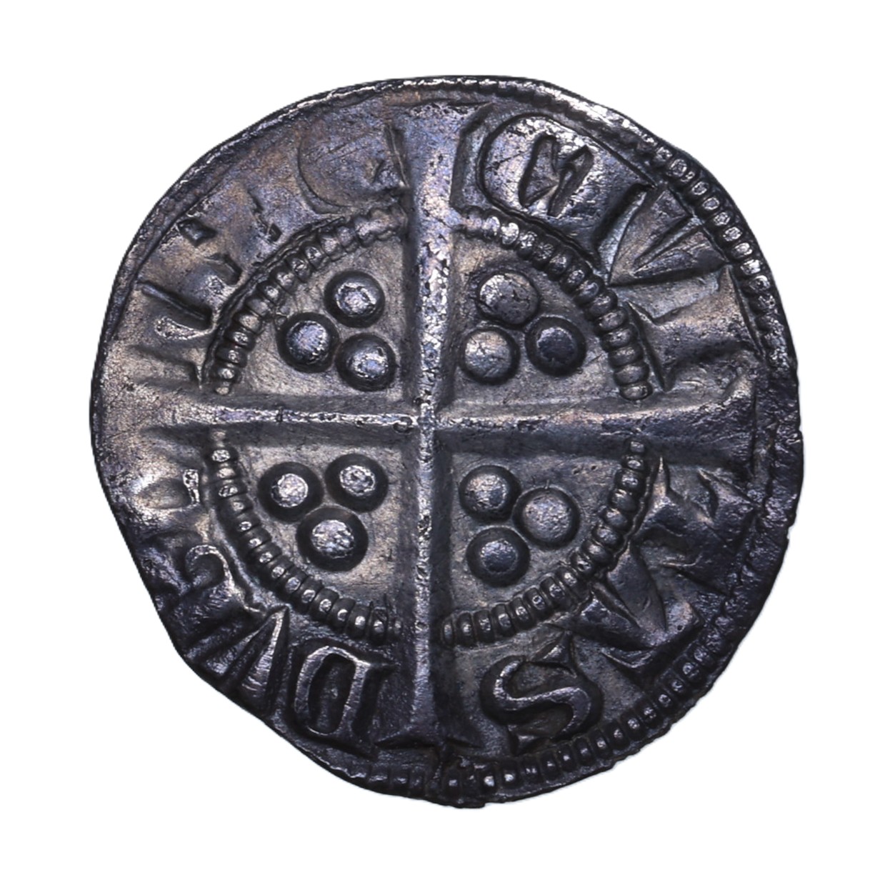 Ireland Edward I AD 1272-1307 Silver Penny Early Issue Dublin - Image 2