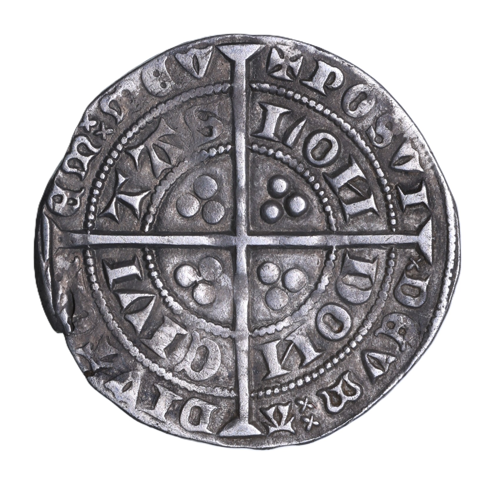 Edward III AD 1327-1377 Silver Groat Treaty Period London - Image 2