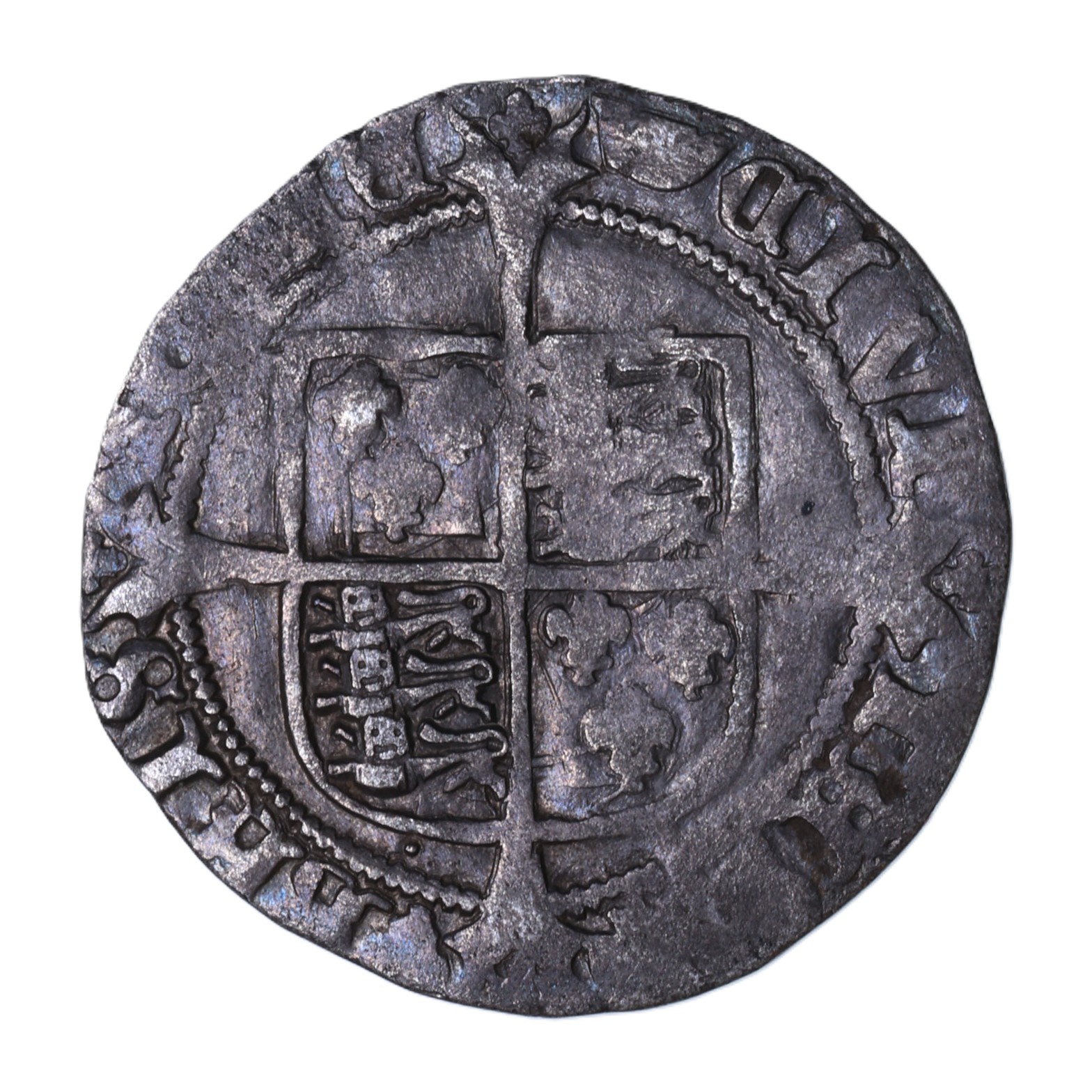 Henry VIII AD 1509-1547 Silver Groat 3rd Coinage Bristol - Image 2