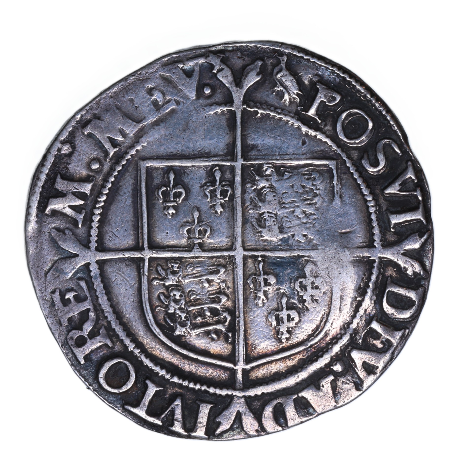 Elizabeth I AD 1558-1603 Silver Shilling 2nd Issue - Image 2