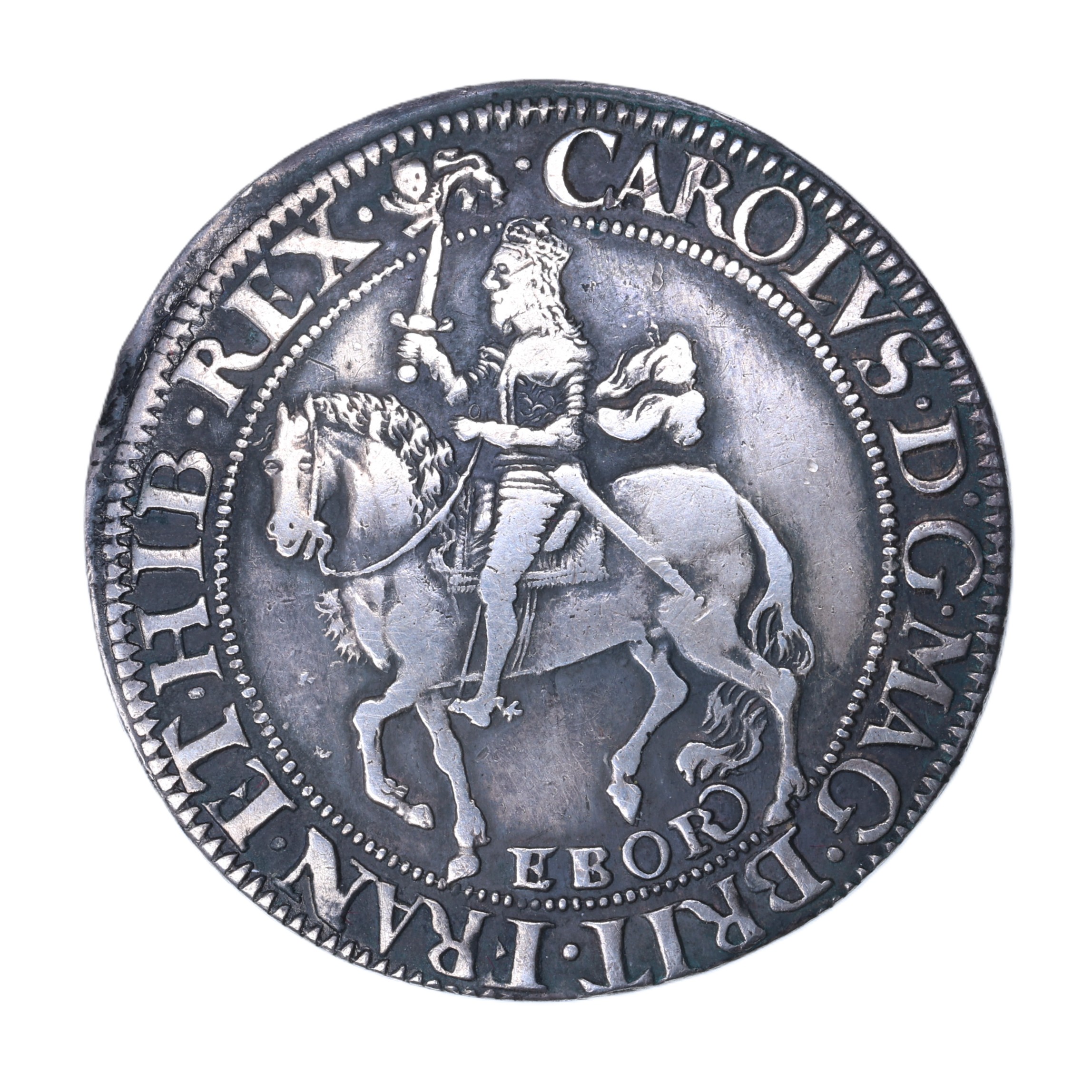 Charles I AD 1625-1649 Silver Halfcrown Type 7 Civil War Issue York
