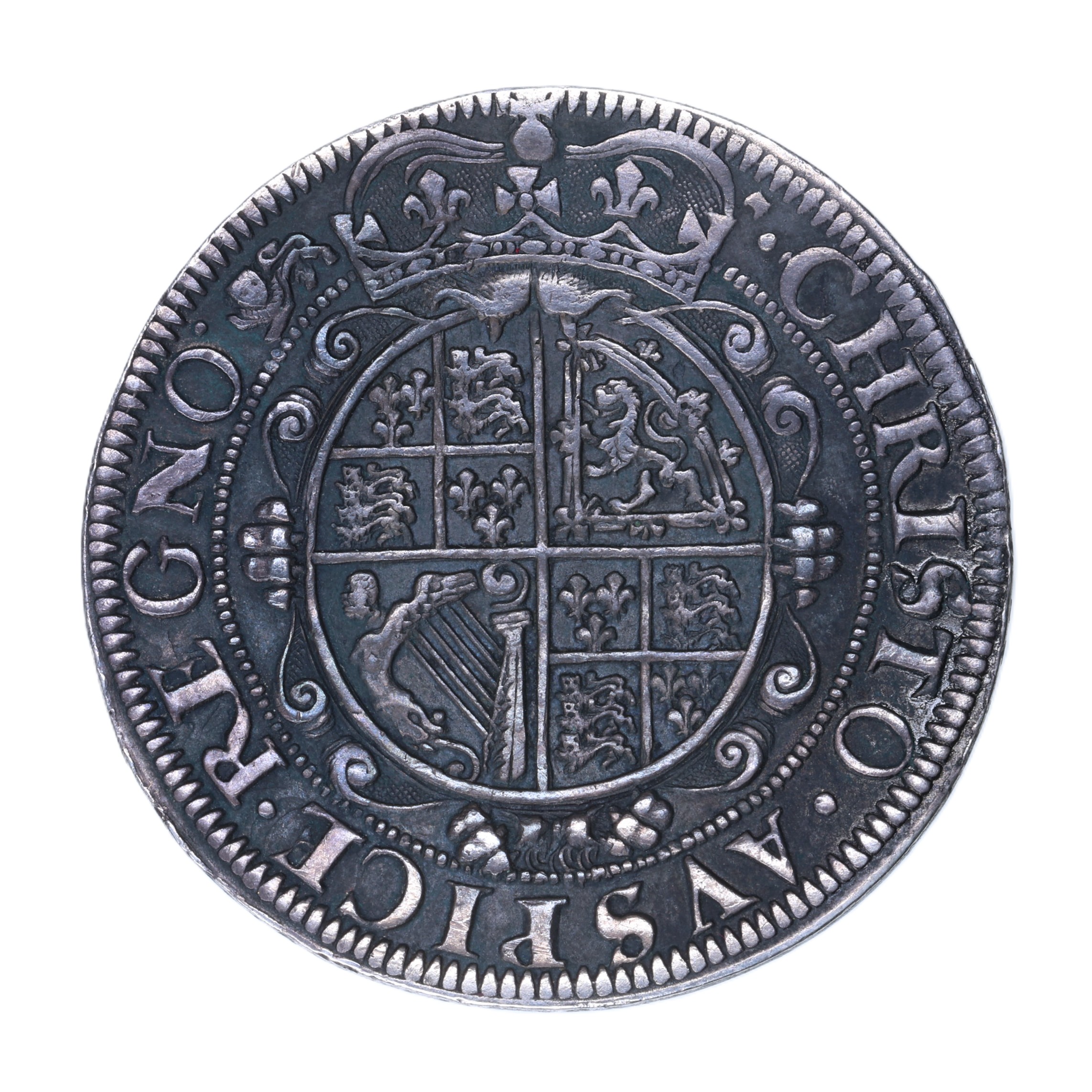 Charles I AD 1625-1649 Silver Halfcrown Type 7 Civil War Issue York - Image 3
