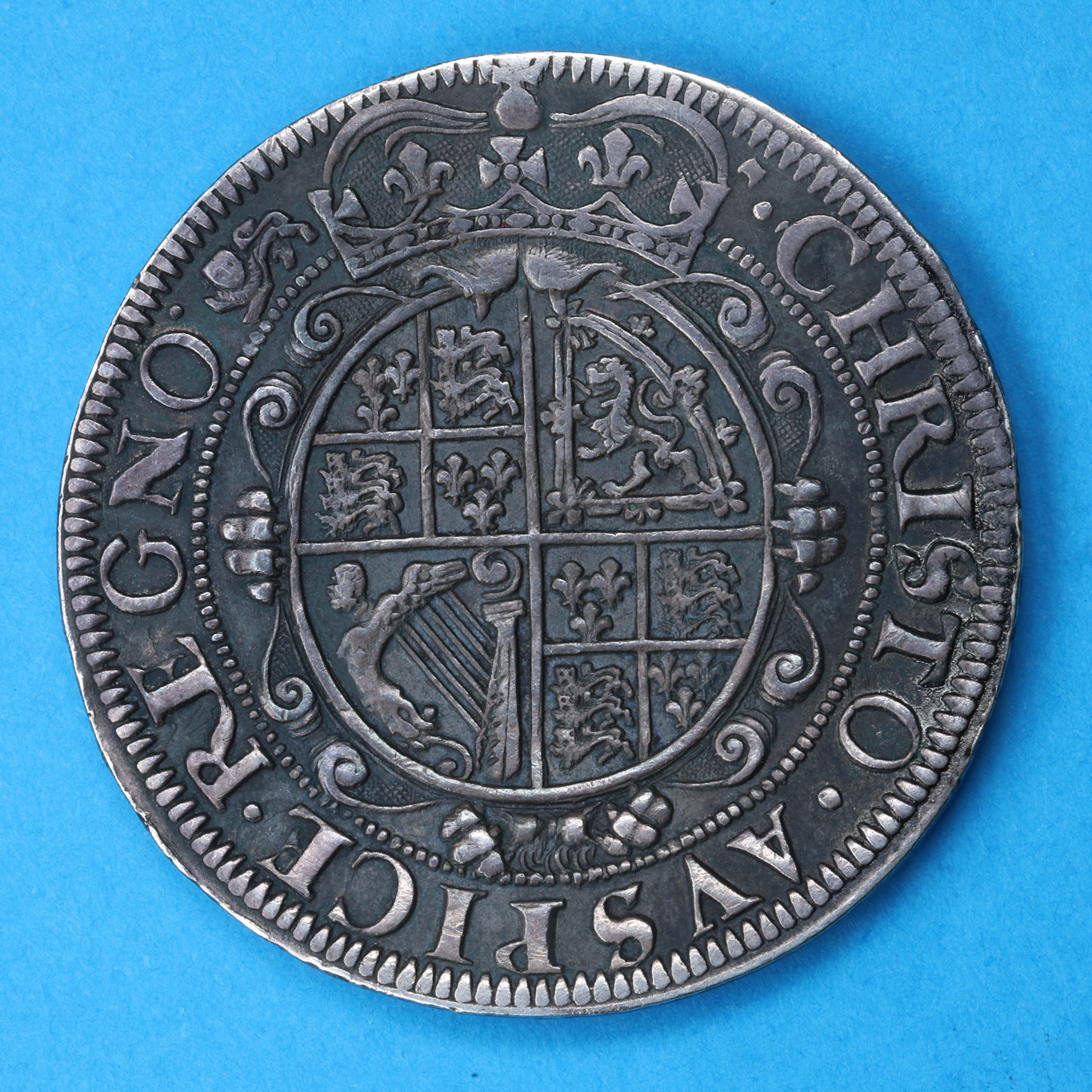 Charles I AD 1625-1649 Silver Halfcrown Type 7 Civil War Issue York - Image 5