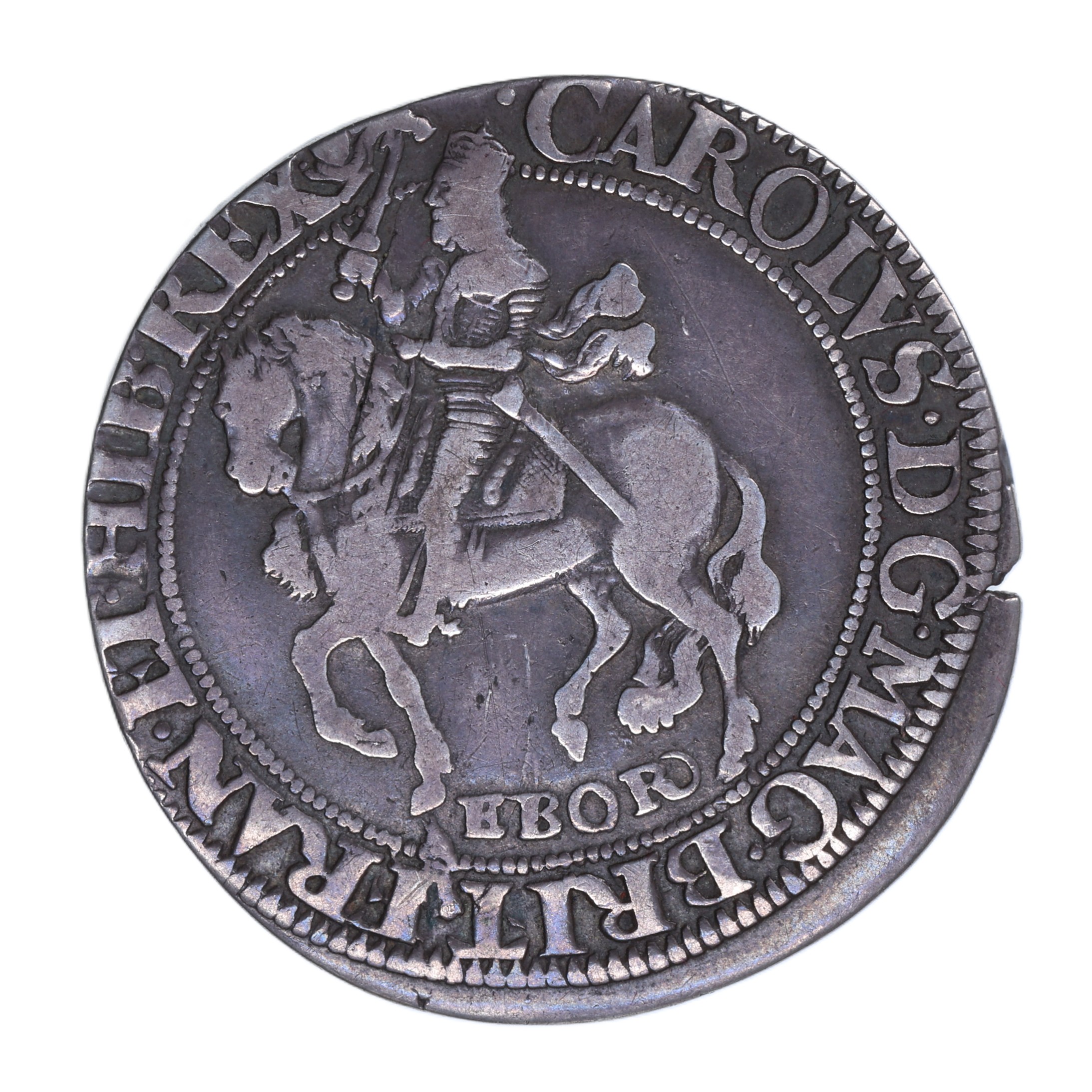 Charles I AD 1625-1649 Silver Halfcrown Type 7 Civil War Issue York