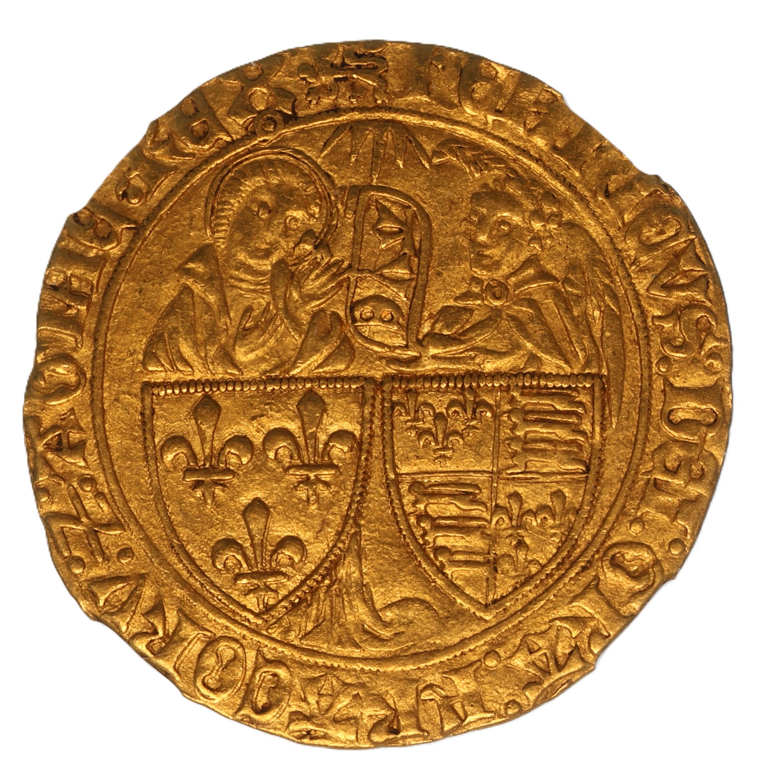Anglo Gallic Henry VI AD 1422-1450 Gold Salut D'or *MS60*