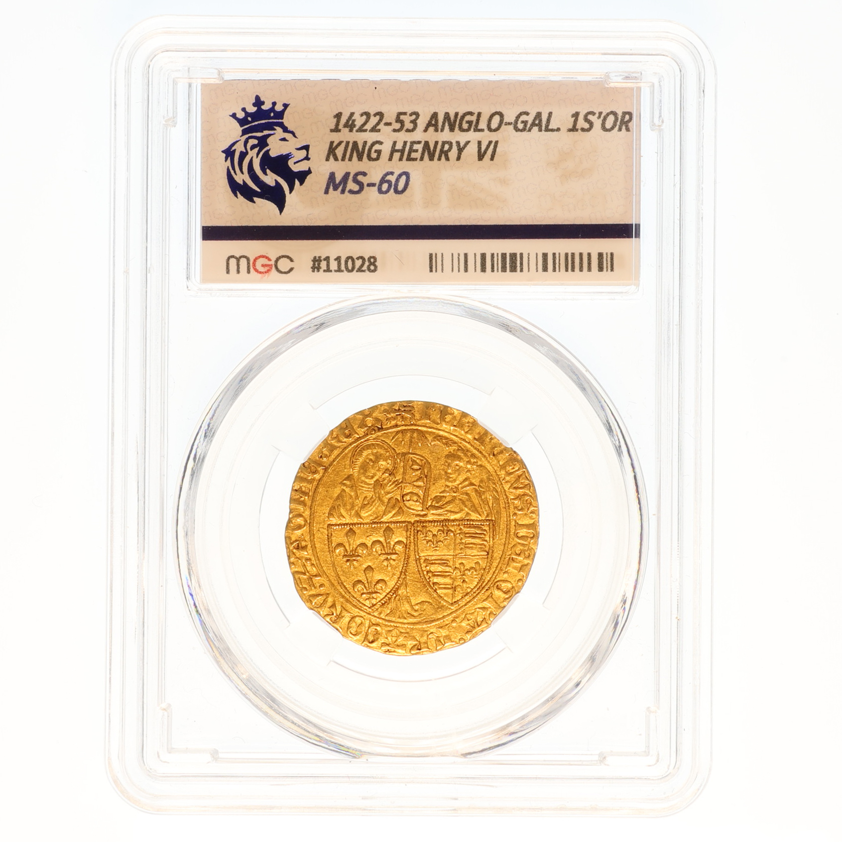 Anglo Gallic Henry VI AD 1422-1450 Gold Salut D'or *MS60* - Image 3